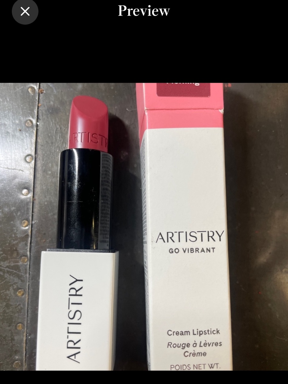 Artis Artistry Cream Lipstick - Mauvelous Morning Brand New